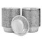 100 Pack Mini Individual Pot Pie Pans, Round Disposable Aluminum Tins for Small Business, Catering, Baking, and Cafes (5 In)